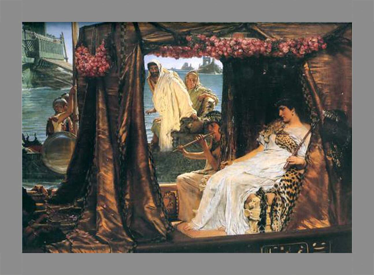 Картина в раме - Antony and Cleopatra. Лоуренс Альма-Тадема