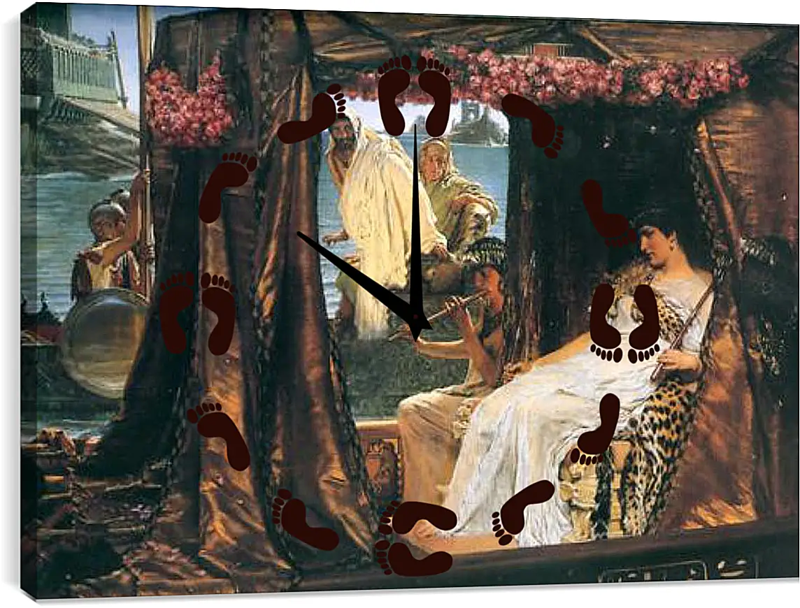Часы картина - Antony and Cleopatra. Лоуренс Альма-Тадема