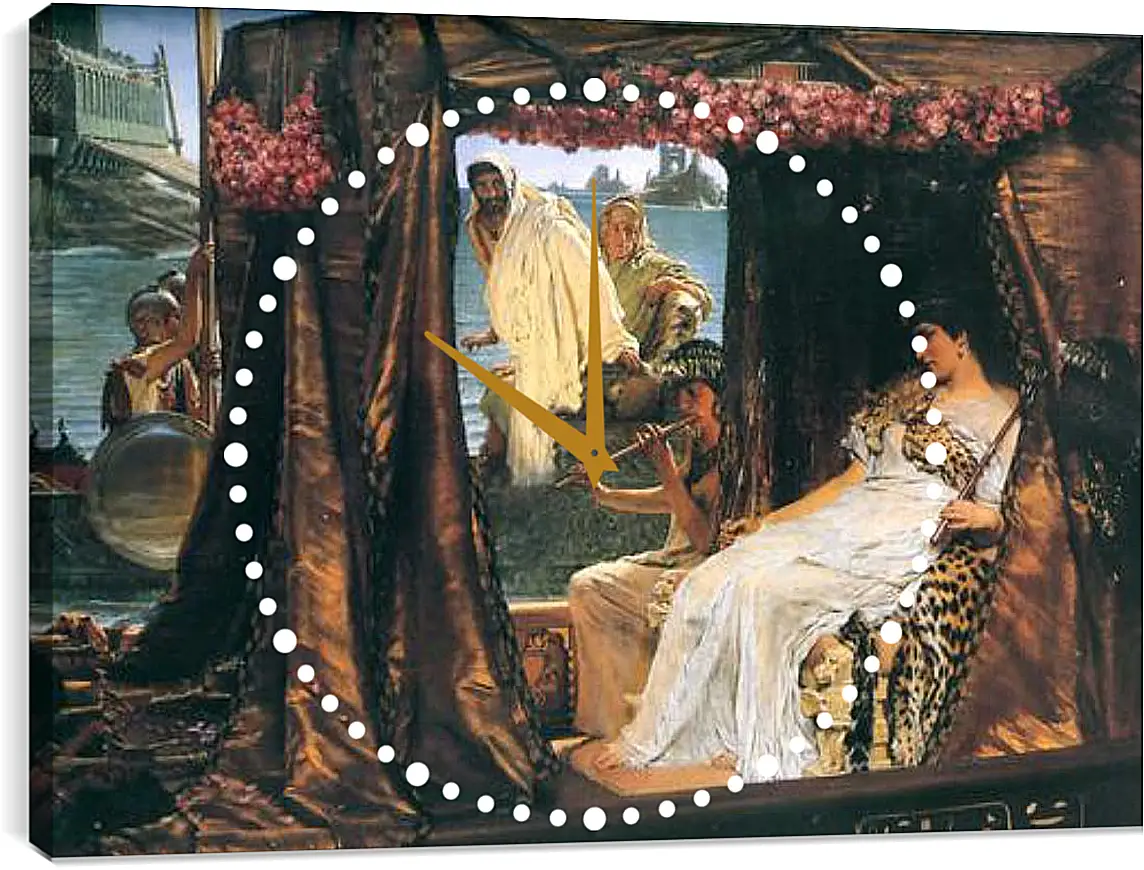 Часы картина - Antony and Cleopatra. Лоуренс Альма-Тадема