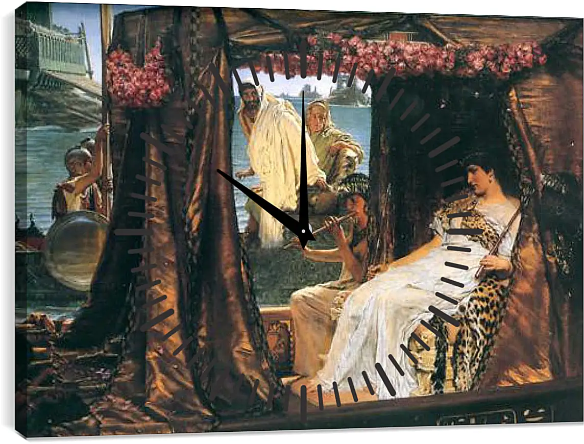 Часы картина - Antony and Cleopatra. Лоуренс Альма-Тадема