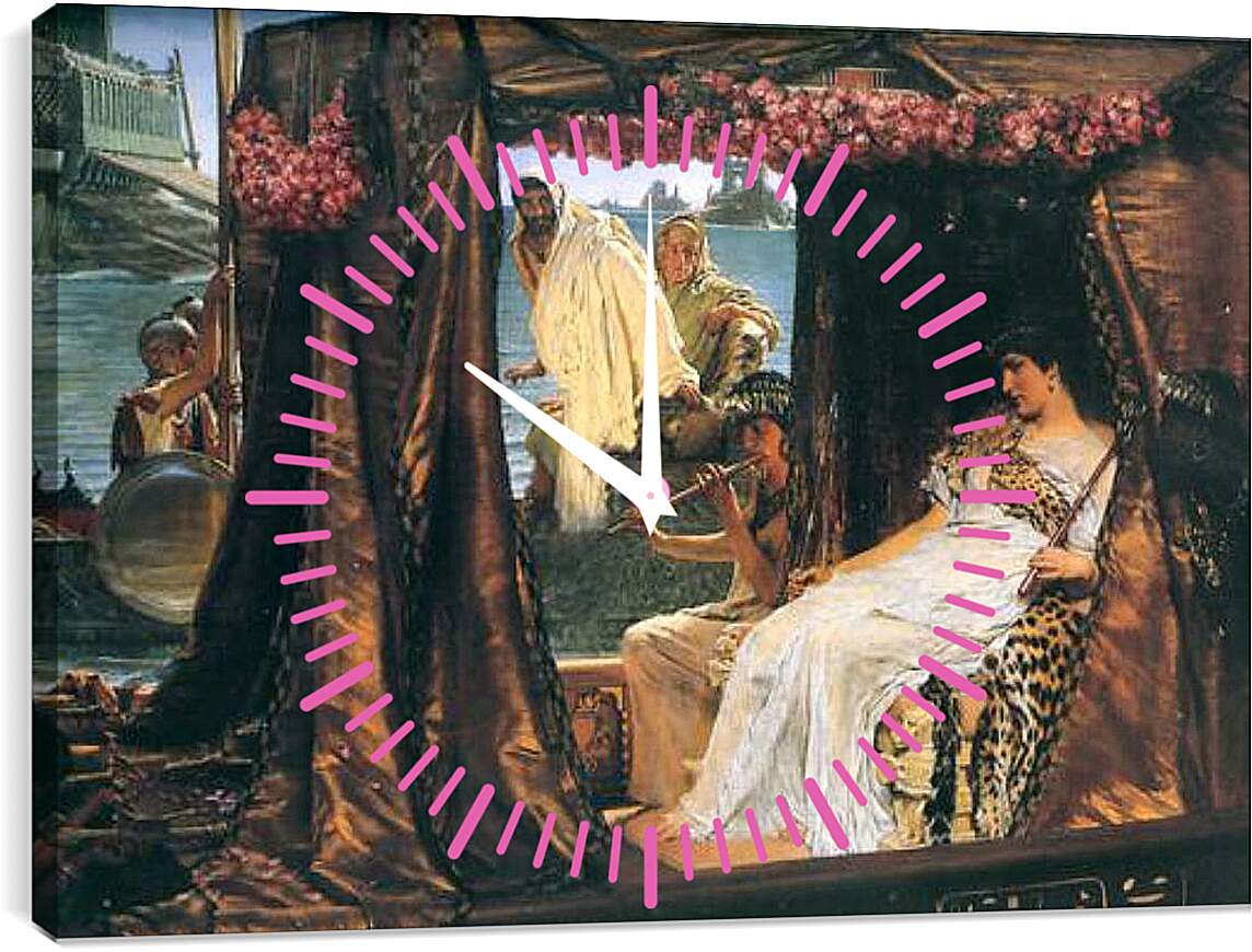 Часы картина - Antony and Cleopatra. Лоуренс Альма-Тадема