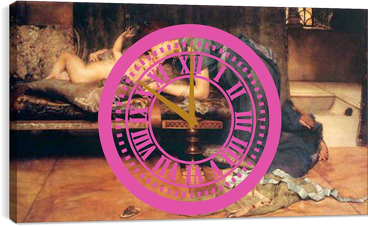 Часы картина - An Earthly Paradise. Лоуренс Альма-Тадема