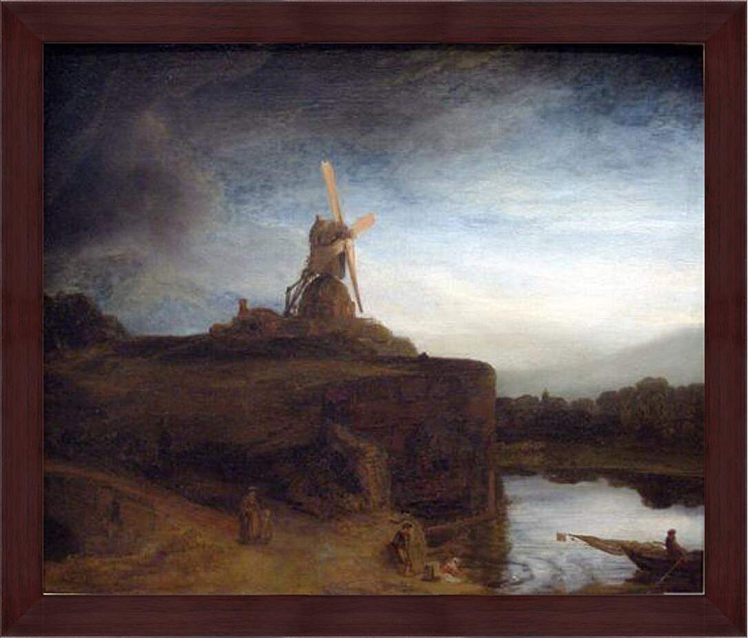 Картина в раме - Die Muehle. Рембрандт