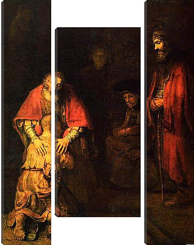 Модульная картина - Возвращение блудного сына Die Heimkehr des verlorenen Sohnes. Рембрандт