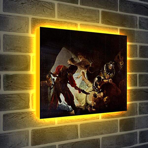 Лайтбокс световая панель - Die Blendung Simsons. Рембрандт