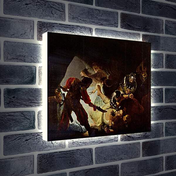Лайтбокс световая панель - Die Blendung Simsons. Рембрандт