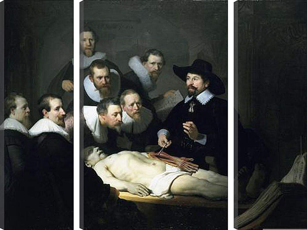 Модульная картина - Урок анатомии доктора Николаса Тульпа. Рембрандт