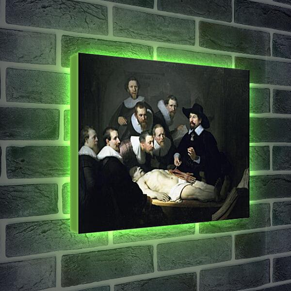 Лайтбокс световая панель - Урок анатомии доктора Николаса Тульпа. Рембрандт