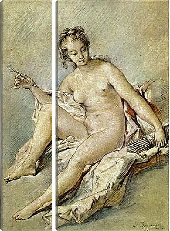 Модульная картина - Venus with Arrow. Франсуа Буше