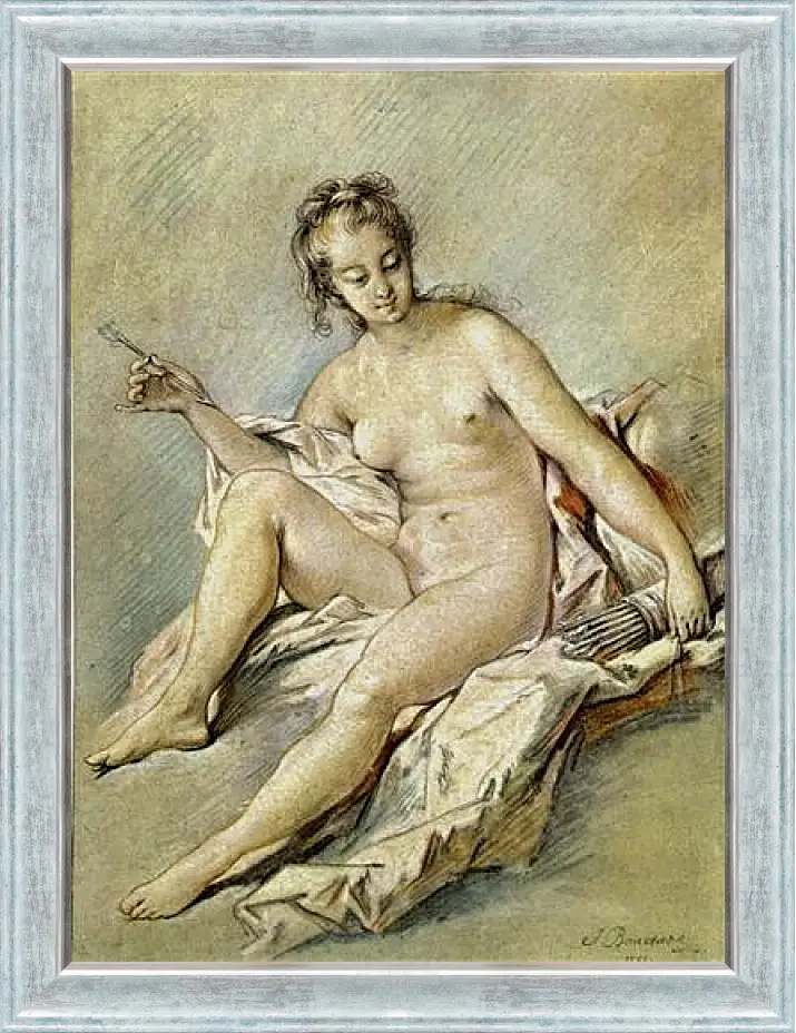 Картина в раме - Venus with Arrow. Франсуа Буше