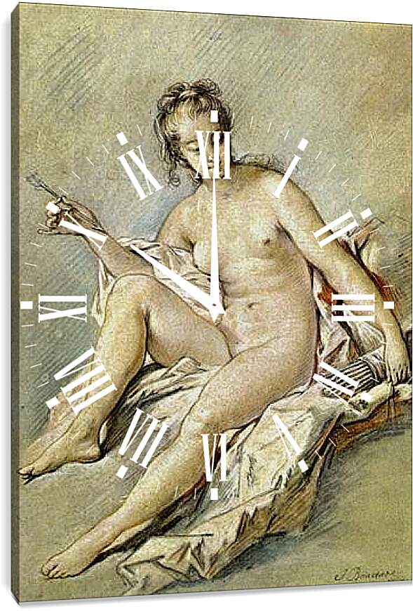 Часы картина - Venus with Arrow. Франсуа Буше
