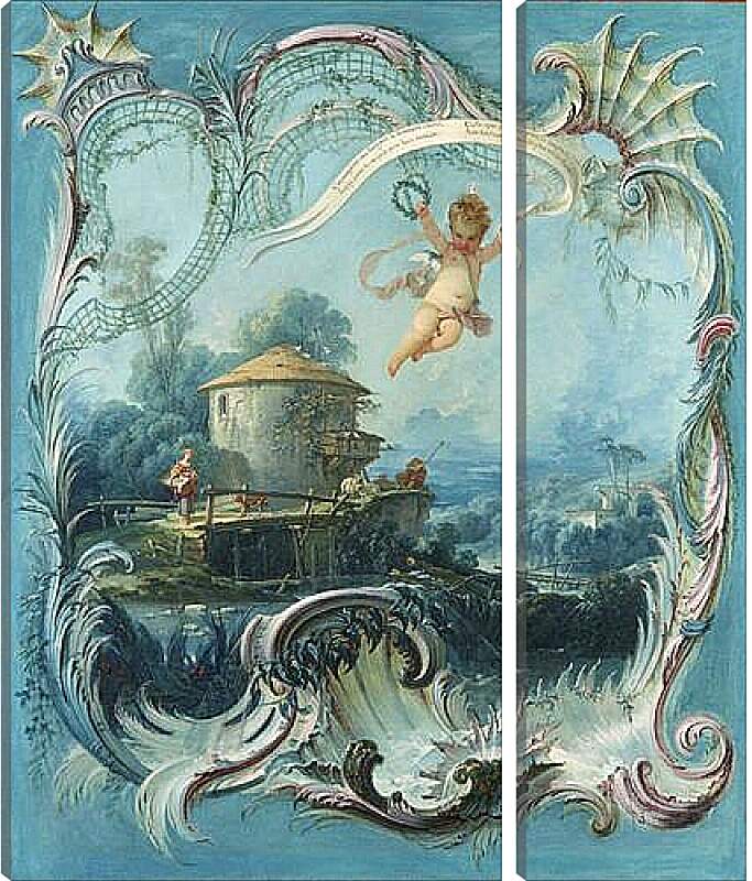 Модульная картина - The Enchanted Home. Франсуа Буше