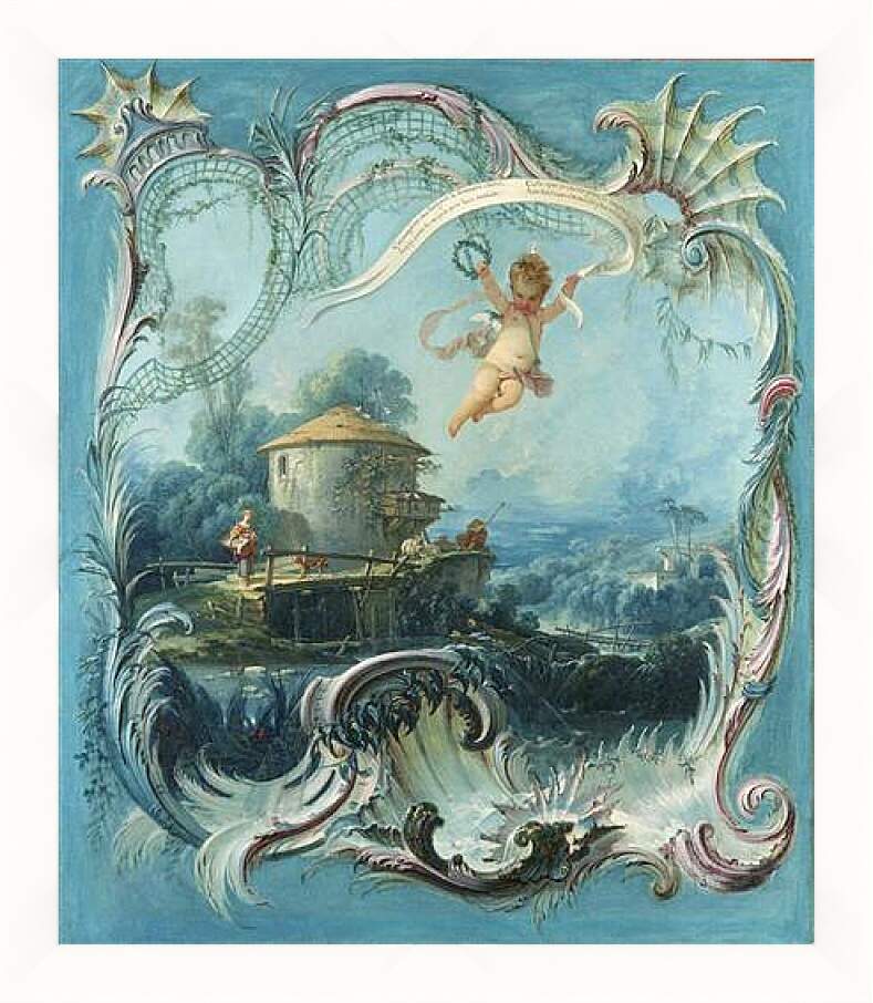 Картина в раме - The Enchanted Home. Франсуа Буше