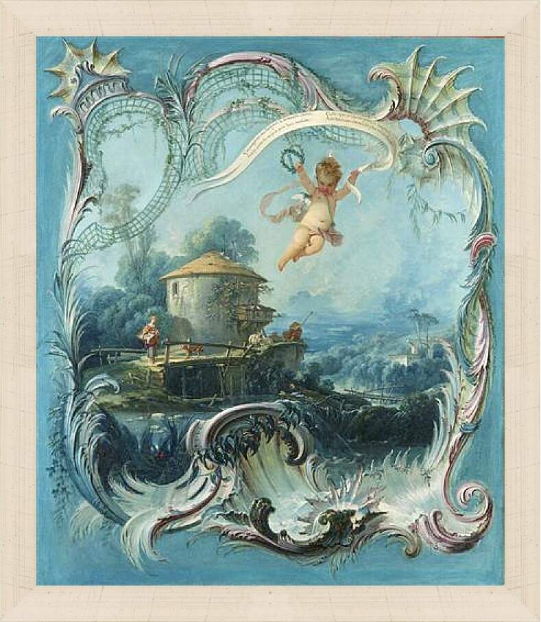 Картина в раме - The Enchanted Home. Франсуа Буше