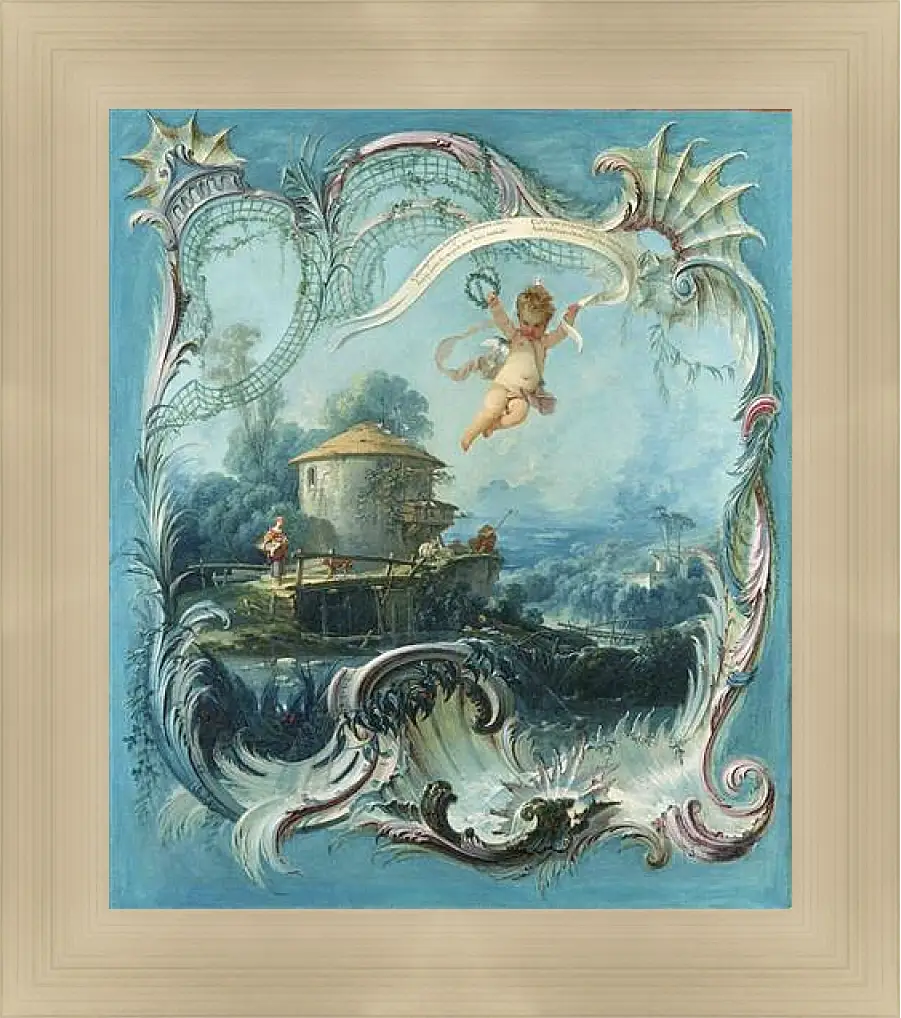 Картина в раме - The Enchanted Home. Франсуа Буше