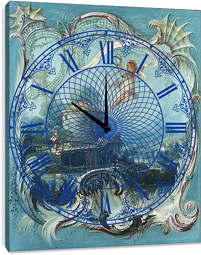 Часы картина - The Enchanted Home. Франсуа Буше