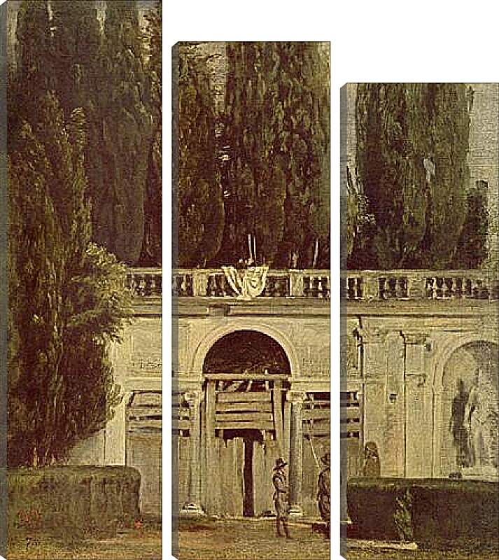 Модульная картина - Villa Medici, Grotto-Loggia Facade. Диего Веласкес