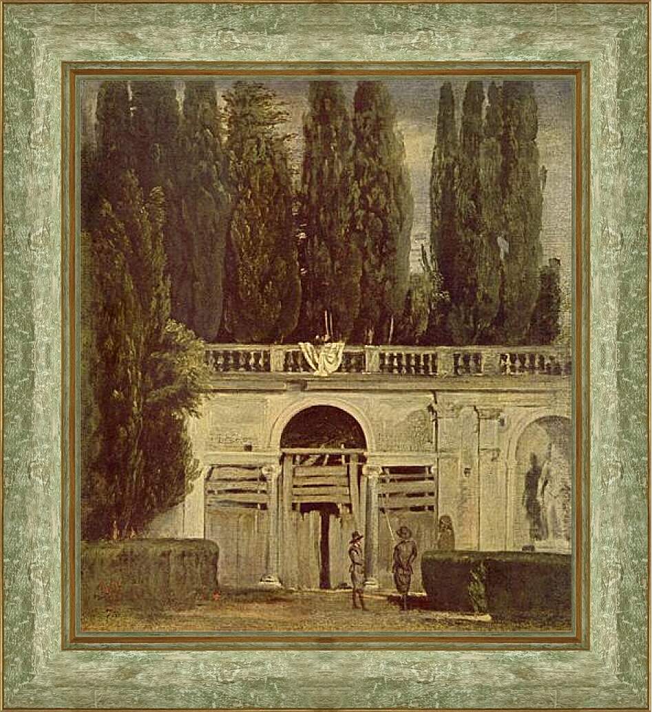 Картина в раме - Villa Medici, Grotto-Loggia Facade. Диего Веласкес