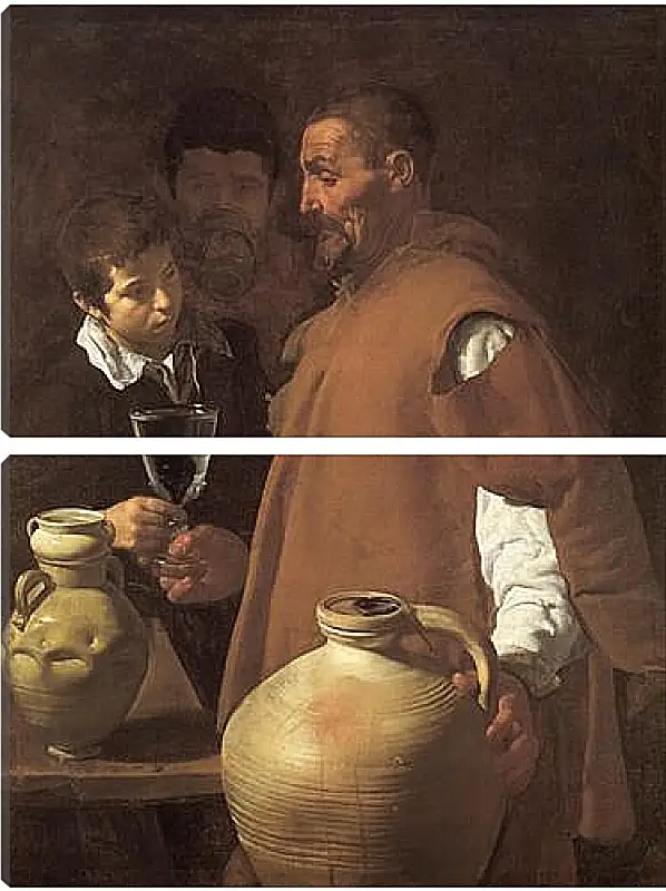 Модульная картина - The Waterseller of Seville. Диего Веласкес