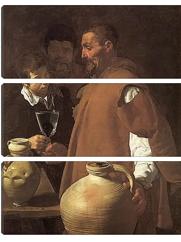 Модульная картина - The Waterseller of Seville. Диего Веласкес