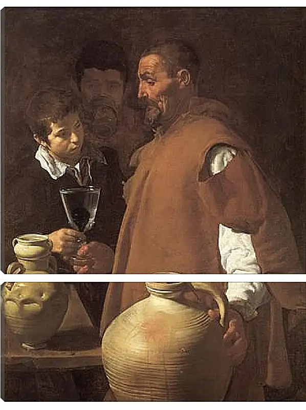 Модульная картина - The Waterseller of Seville. Диего Веласкес