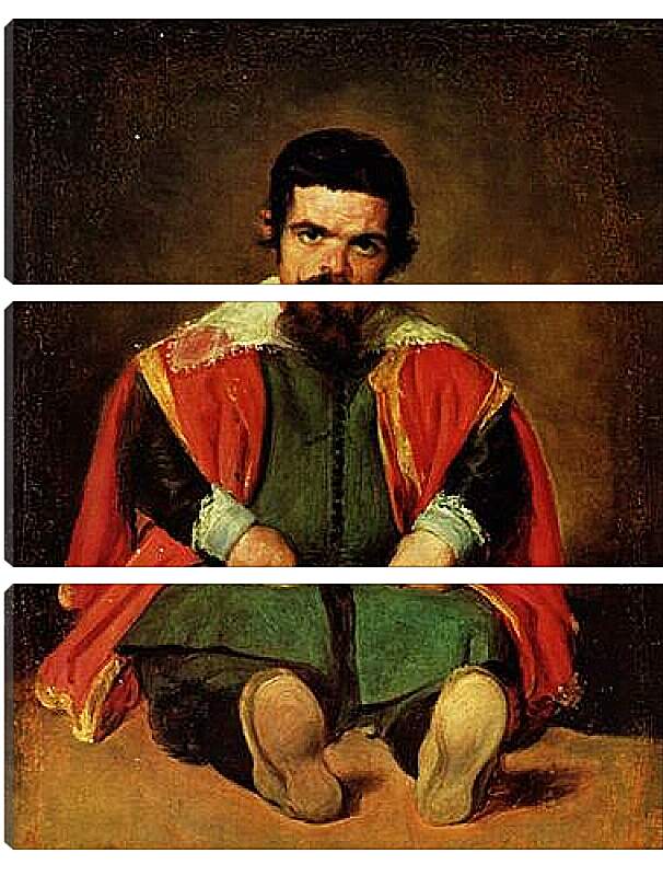 Модульная картина - The Dwarf Sebastian de Morra. Диего Веласкес