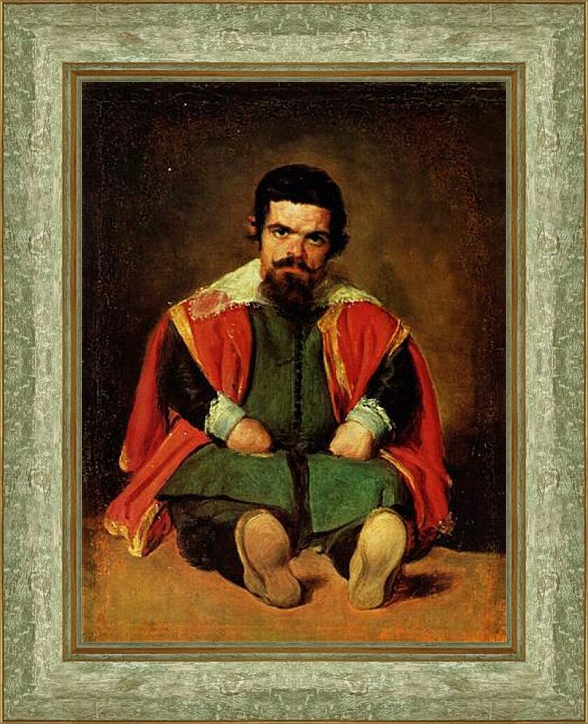 Картина в раме - The Dwarf Sebastian de Morra. Диего Веласкес
