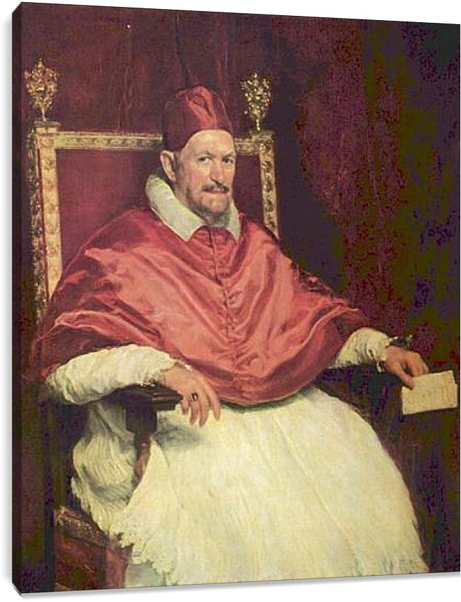 Постер и плакат - Portrait of Pope Innocent X. Диего Веласкес