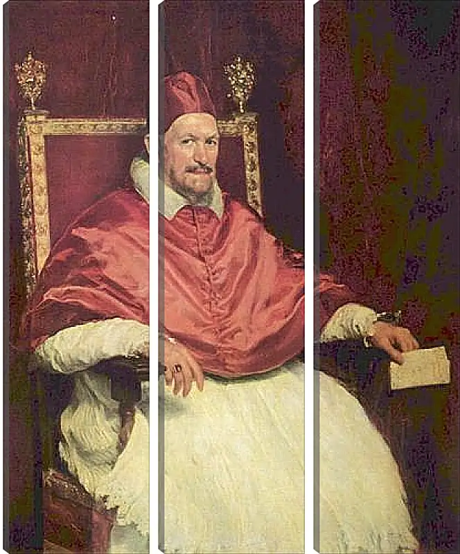 Модульная картина - Portrait of Pope Innocent X. Диего Веласкес