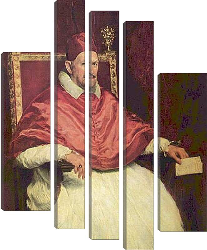 Модульная картина - Portrait of Pope Innocent X. Диего Веласкес
