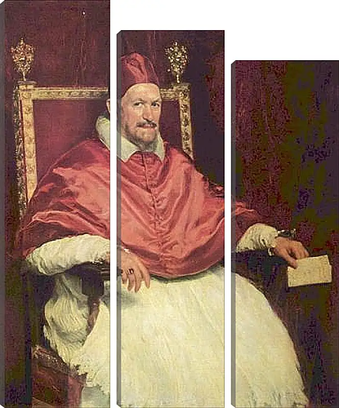 Модульная картина - Portrait of Pope Innocent X. Диего Веласкес