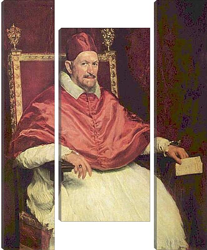 Модульная картина - Portrait of Pope Innocent X. Диего Веласкес