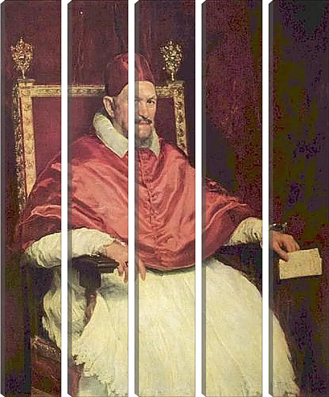 Модульная картина - Portrait of Pope Innocent X. Диего Веласкес