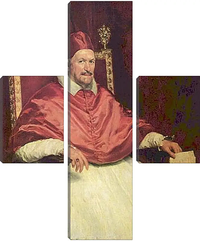 Модульная картина - Portrait of Pope Innocent X. Диего Веласкес