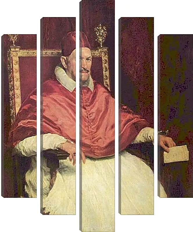 Модульная картина - Portrait of Pope Innocent X. Диего Веласкес