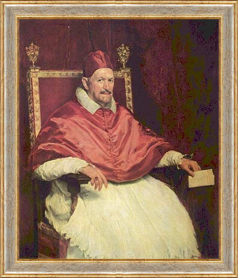 Картина в раме - Portrait of Pope Innocent X. Диего Веласкес