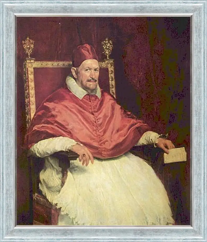 Картина в раме - Portrait of Pope Innocent X. Диего Веласкес