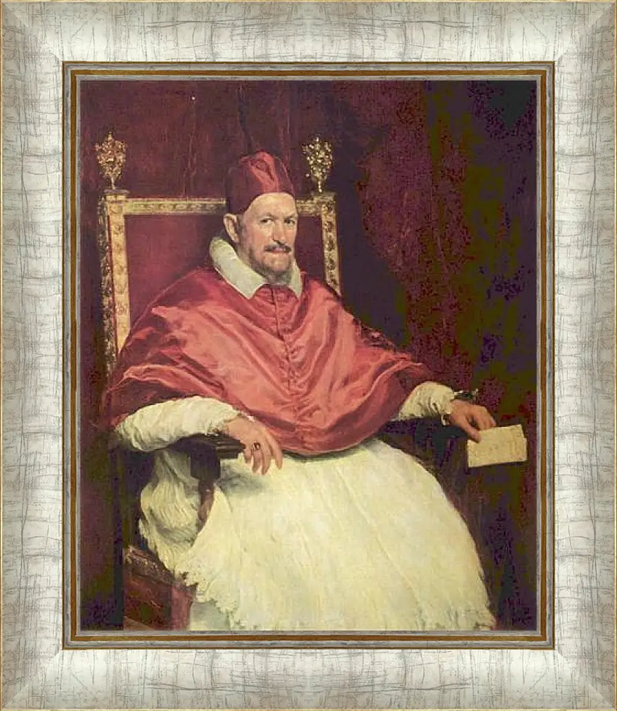 Картина в раме - Portrait of Pope Innocent X. Диего Веласкес