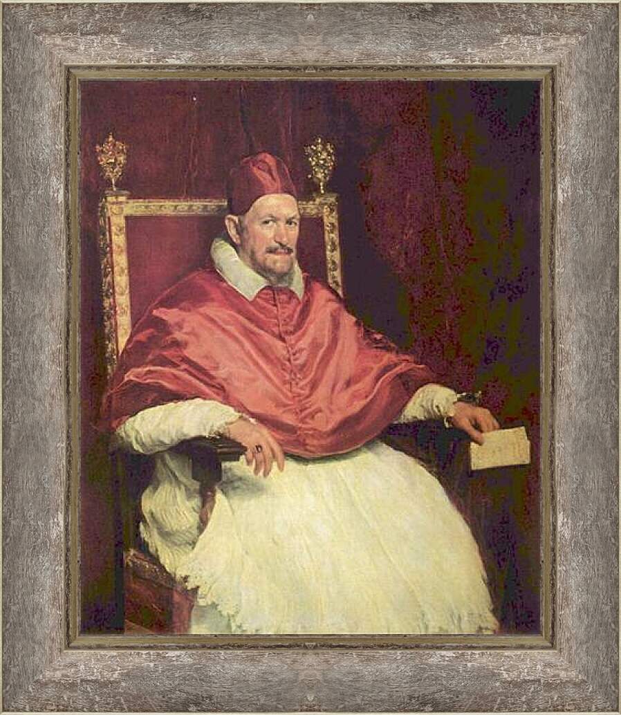 Картина в раме - Portrait of Pope Innocent X. Диего Веласкес