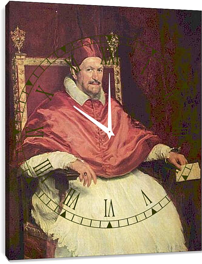 Часы картина - Portrait of Pope Innocent X. Диего Веласкес