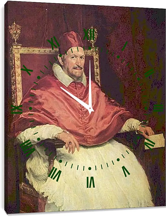 Часы картина - Portrait of Pope Innocent X. Диего Веласкес