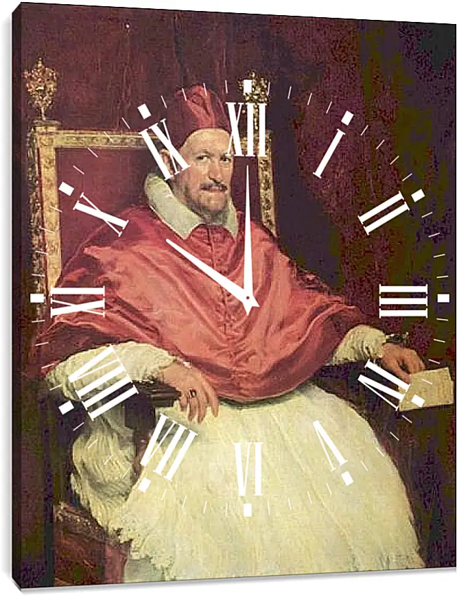 Часы картина - Portrait of Pope Innocent X. Диего Веласкес