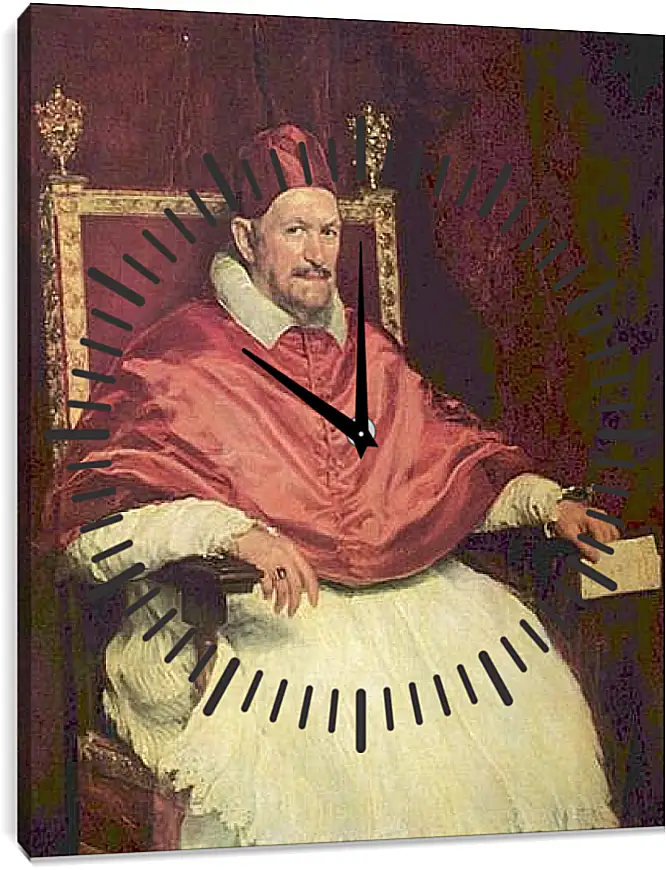 Часы картина - Portrait of Pope Innocent X. Диего Веласкес