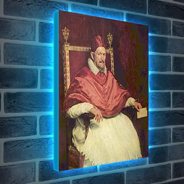 Лайтбокс световая панель - Portrait of Pope Innocent X. Диего Веласкес