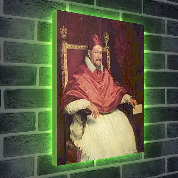 Лайтбокс световая панель - Portrait of Pope Innocent X. Диего Веласкес