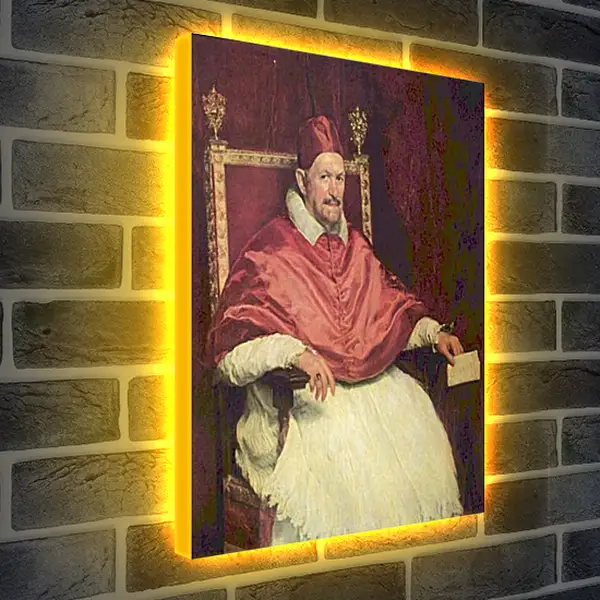 Лайтбокс световая панель - Portrait of Pope Innocent X. Диего Веласкес