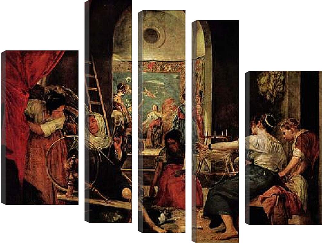 Модульная картина - La fabula de Aracne. Диего Веласкес