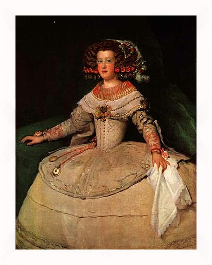 Картина в раме - Infanta Maria Teresa. Диего Веласкес