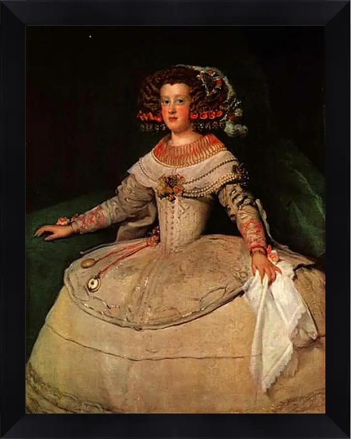 Картина в раме - Infanta Maria Teresa. Диего Веласкес