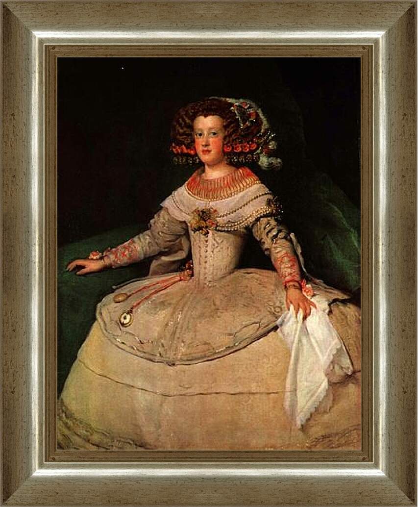 Картина в раме - Infanta Maria Teresa. Диего Веласкес